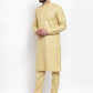 Jompers Men Beige Solid Kurta Only ( KO 592 Beige )