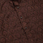 Jompers Men's Coffee Woven Design Jacquard Kurta Pyjama ( JOKP 597 Coffee )