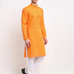 Jompers Men's Yellow Cotton Printed Kurta Only( KO 604 Yellow )