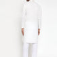 Jompers Men's White Woven Kurta Only ( KO 617 White )