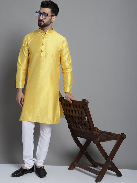 Men's Woven Design Kurta Payjama Set