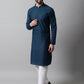Jompers Men's Embroiderd Kurta Pajama ( JOKP 640Teal )
