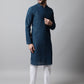 Jompers Men's Embroiderd Kurta Pajama ( JOKP 640Teal )
