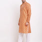 Jompers Men's Orange Woven Kurta Payjama Sets ( JOKP 645 Orange )