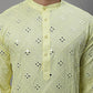 Men's Embroidered Mirror Work Kurta Payjama Sets
