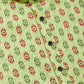 Jompers Men's Green Cotton Ikat printed kurta Only( KO 651 Green )