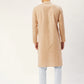 Jompers Men's Beige Cotton printed kurta Pyjama Set ( JOKP 652 Beige )