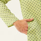 Jompers Men's Green Cotton printed kurta Pyjama Set ( JOKP 652 Green )