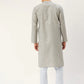 Jompers Men's Grey Cotton printed kurta Pyjama Set ( JOKP 652 Grey )