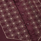 Jompers Men's Maroon Cotton Embroidered Kurta Pyjama ( JOKP 654 Maroon )