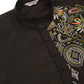 Men's Cotton Embroidered Kurta Pajama Sets ( JOKP 655 Black )