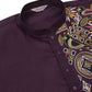 Men's Cotton Embroidered Kurta Pajama Sets ( JOKP 655 Purple )