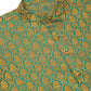 Men's Woven Design Jacquard Kurta Pyjama ( JOKP 658 Green )