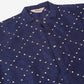 Navy Blue Mirror Work Kurta Pyjama ( JOKP 659 Navy )