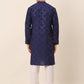Navy Blue Mirror Work Kurta Pyjama ( JOKP 659 Navy )