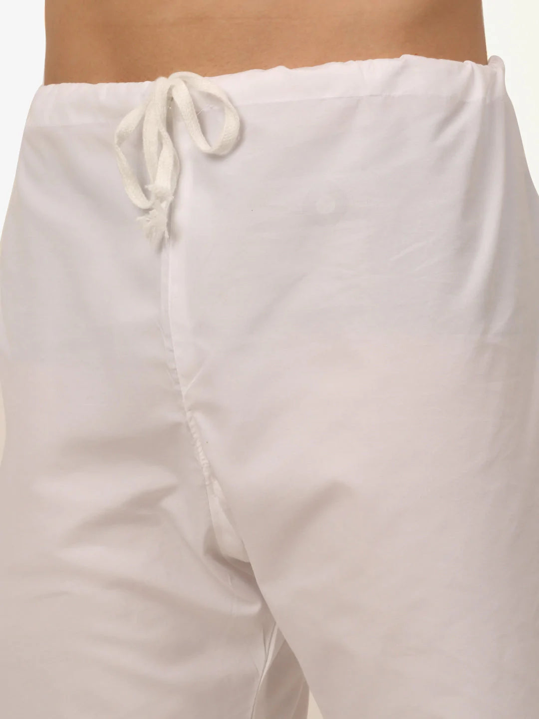 Men Beige Striped Pleated Chikankari Kurta pyjama Set ( JOKP 666 Beige )