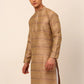 Men Printed Sequinned Kurta Only ( KO 668 Brown )