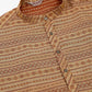 Men Sequinned Kurta with Churidar ( JOKP 668 Brown )