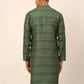 Men Printed Sequinned Kurta Only ( KO 668 Green )
