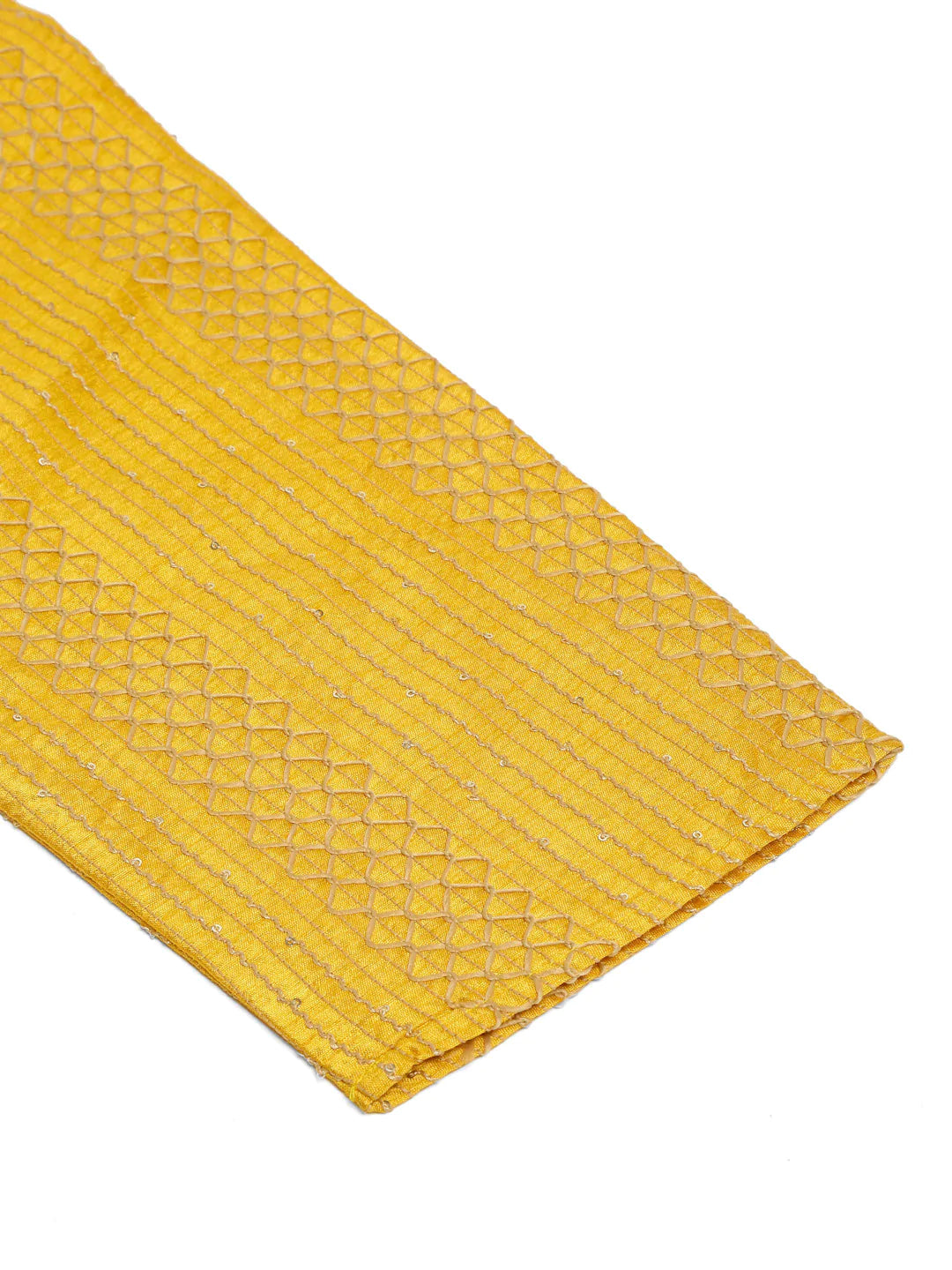 Jompers Men's Mustard Embroiderd Kurta Pajama ( JOKP 671 Mustard )