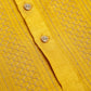 Jompers Men's Mustard Embroiderd Kurta Pajama ( JOKP 671 Mustard )