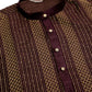 Jompers Men's Purple Embroiderd Kurta Pajama ( JOKP 671 Purple )