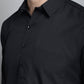 Men's Black Cotton Solid Pathani Kurta with Salwar