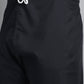 Men's Black Cotton Solid Pathani Kurta with Salwar