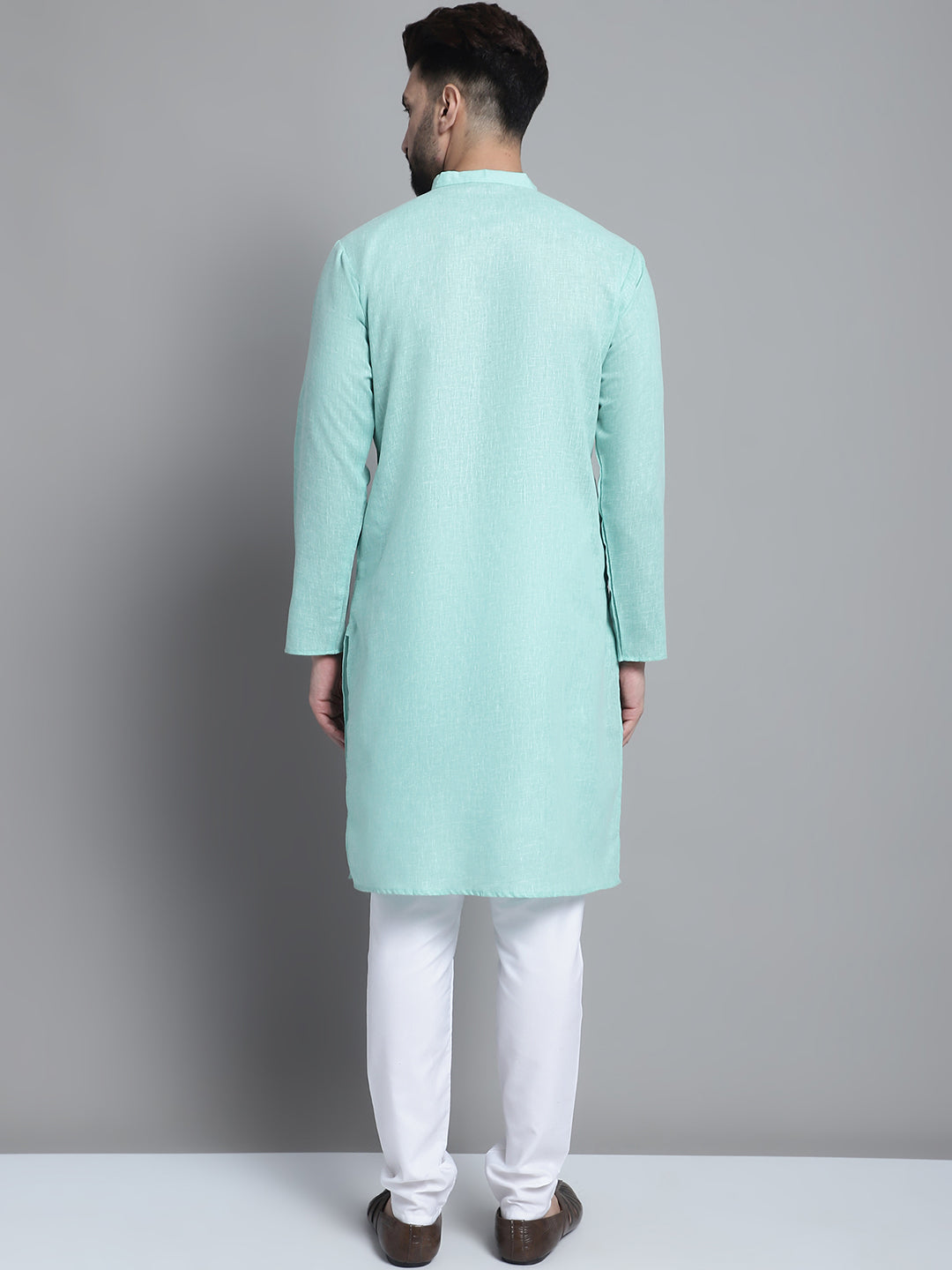 Men's Solid Pure Cotton Kurta With Pyjamas