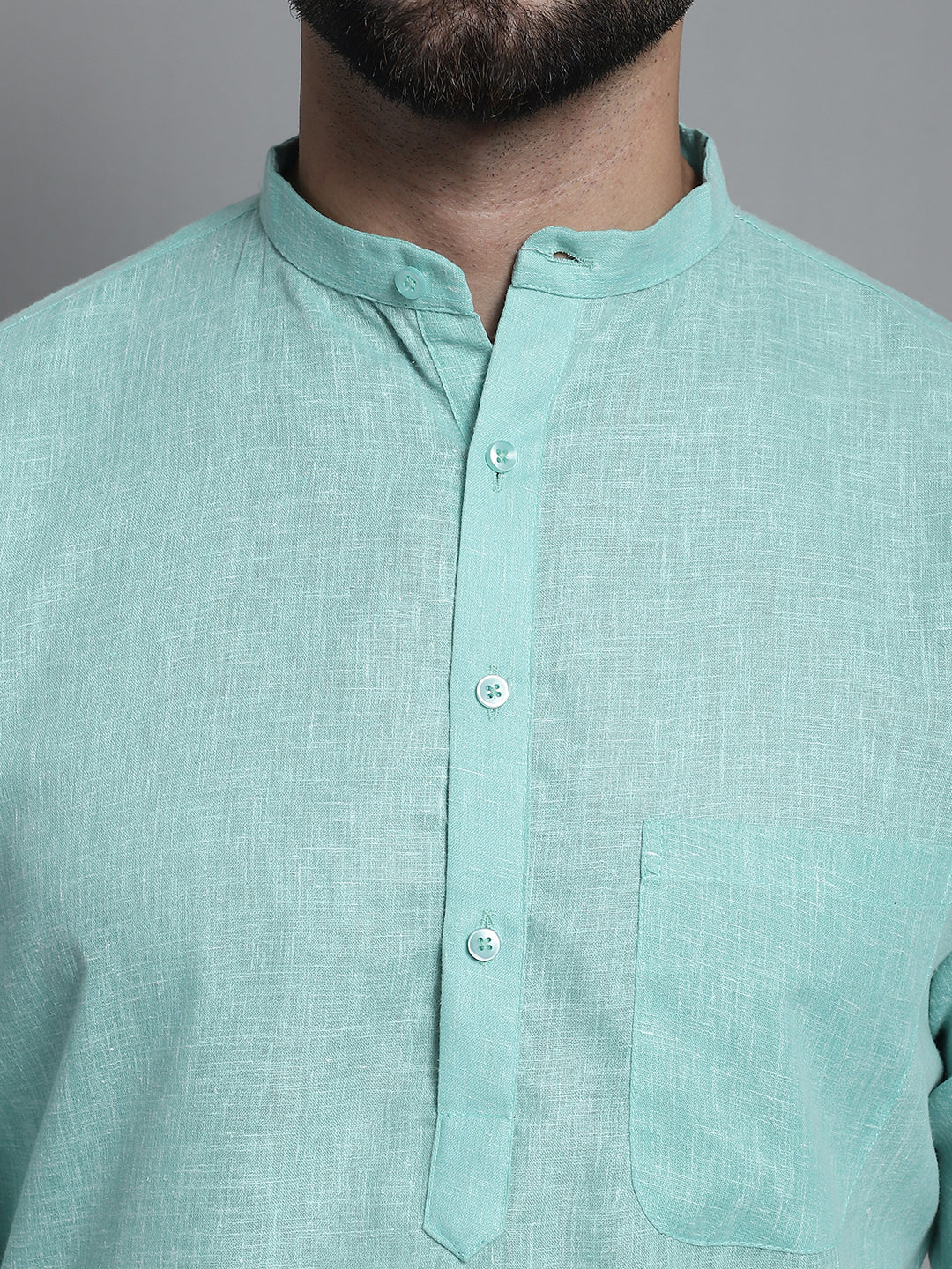 Men's Solid Pure Cotton Kurta With Pyjamas