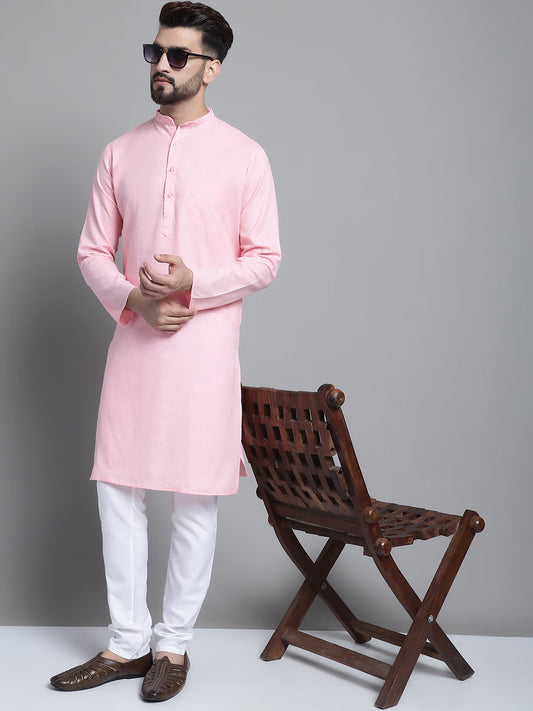 Men's Solid Pure Cotton Kurta With Pyjamas