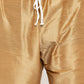 Jompers Men's Solid Dupion Kurta Pajama with Woven Jacqaurd Waistcoat ( JOKP WC 4063Maroon-G )
