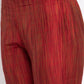 Jompers Women Red Self-Striped Kurta with Trousers ( JOKS 1310 Red )