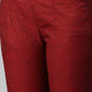 Jompers Women Maroon Yoke Design Kurta with Trousers (JOKS 1321 Maroon)