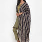 Jompers Women Mustard Solid Kurta with Trousers & Dupatta (JOKS D10B 1321 Mustard)