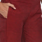 Jompers Women Maroon Solid Kurta with Trousers & Dupatta (JOKS D10B 1321 Maroon)