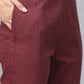 Jompers Women Maroon & Grey Solid Kurta with Trousers & Dupatta ( JOKS D17Grey 1362 Maroon )