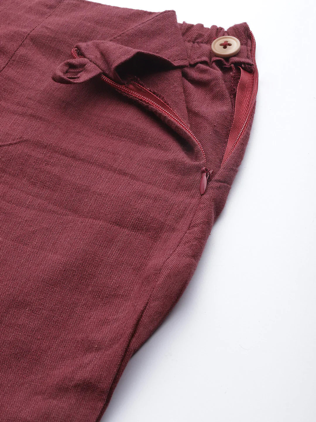 Jompers Women Maroon & Grey Solid Kurta with Trousers & Dupatta ( JOKS D17Grey 1362 Maroon )