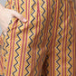 Jompers Women Mustard Yellow & Maroon Floral Pure Cotton Kurta with Trousers & Dupatta ( JOKS D25M 1409 Mustard )