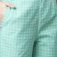 Women Green Floral Printed Regular Pure Cotton Kurta with Trousers & With Dupatta ( JOKS D28W 1412 Green )