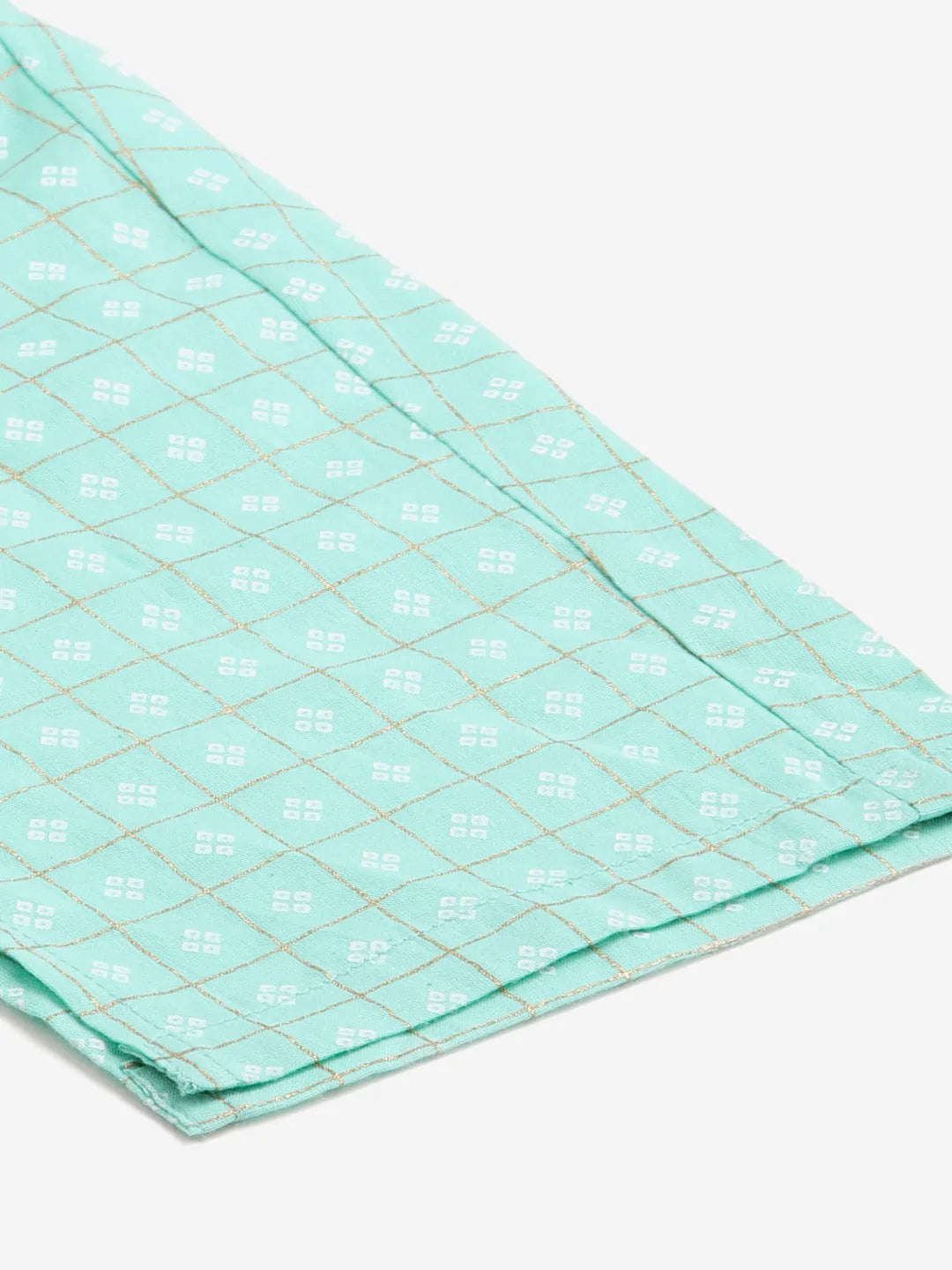 Women Green Floral Printed Regular Pure Cotton Kurta with Trousers & With Dupatta ( JOKS D28W 1412 Green )