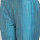 Jompers Women Blue & Green Self-Striped Kurta with Trousers & Printed Georgette Dupatta ( JOKS D2B 1310 Blue )