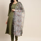 Gotta Patti Kurta with Trousers & With Dupatta ( JOKS D34W 1466 Green )
