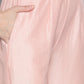 Peach Floral Embroidered Mirror Work Kurta with Trousers & With Dupatta ( JOKS D34W 1490 Peach )