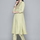 Embroidered falred kurta, printed dupatta with pants ( JOKS D34Y 1532 Lime )