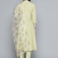 Embroidered falred kurta, printed dupatta with pants ( JOKS D34Y 1532 Lime )