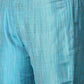Jompers Women Blue & Green Self-Striped Kurta with Trousers & Dupatta ( JOKS D4B 1310 Blue )
