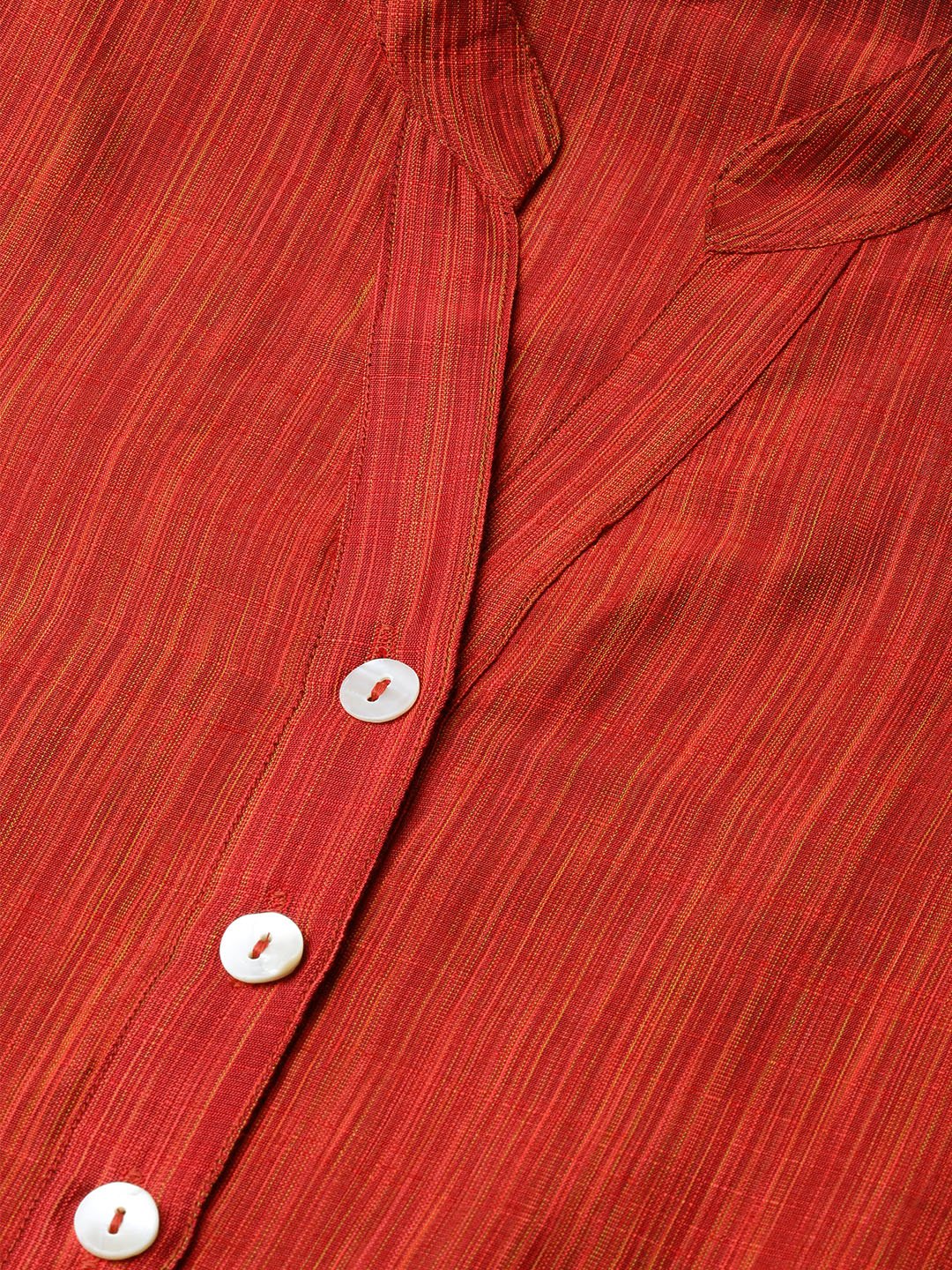 Jompers Women Red & Black Self-Striped Kurta with Trousers & Dupatta ( JOKS D4R 1310 Red )