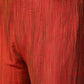 Jompers Women Red & Black Self-Striped Kurta with Trousers & Dupatta ( JOKS D4R 1310 Red )