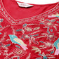 Embroidered Silk Flared kurta,pant with dupatta set ( JOKS D52R 1535 Red )